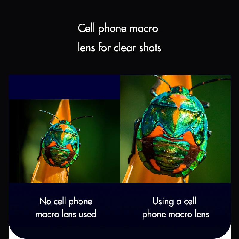 GiAi 2023 New Long-Distance 40mm-75mm Phone Macro Lens For Mobile Phone Iphone
