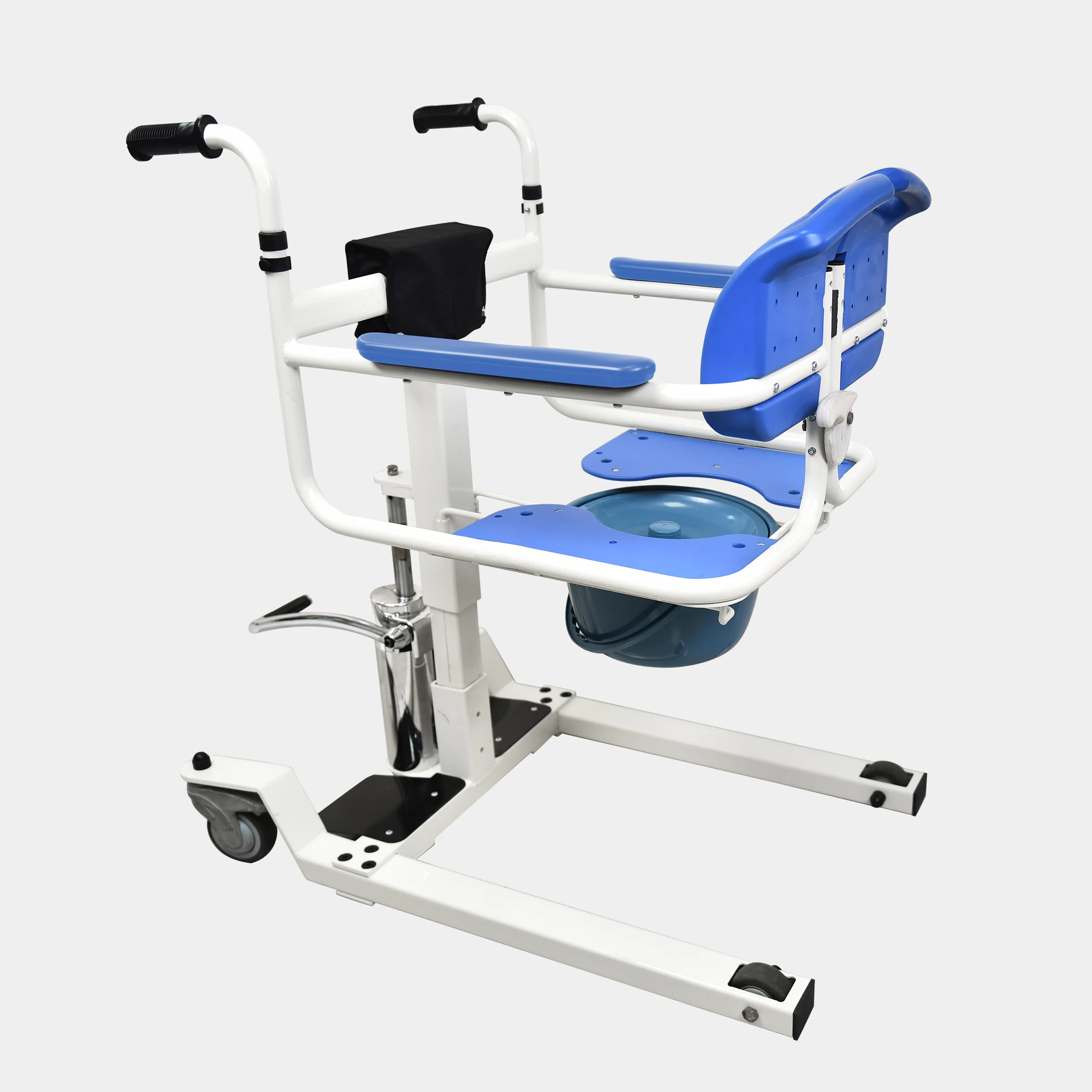 Easy operate Patient lift transfer chair bath stool Wheelchair Disabled Elderly Moving chair