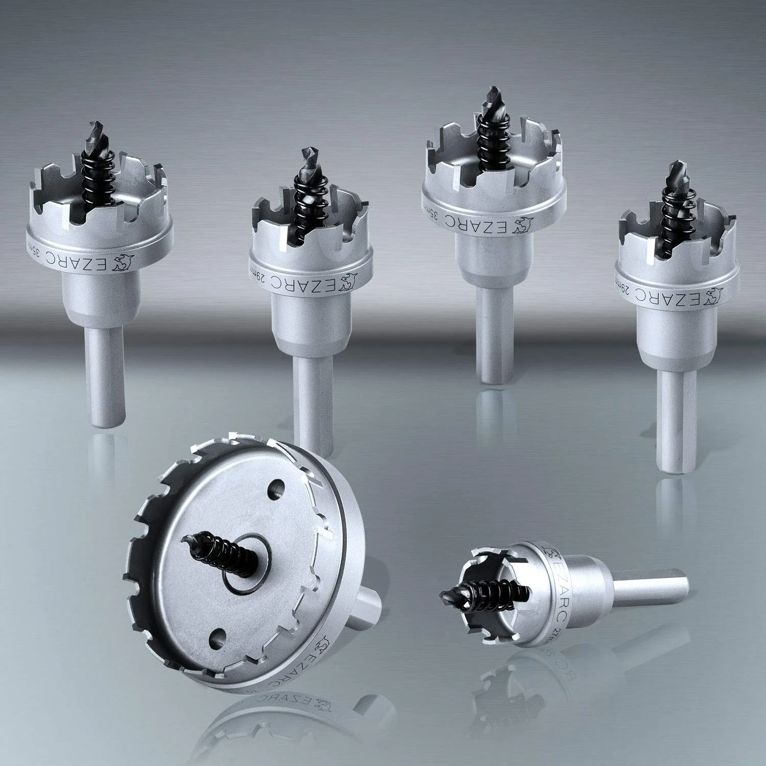 EZARC Carbide Hole Saw Heavy Duty, Hole Cutter for Stainless Steel, Sheet Metal 1-9/16' 40mm