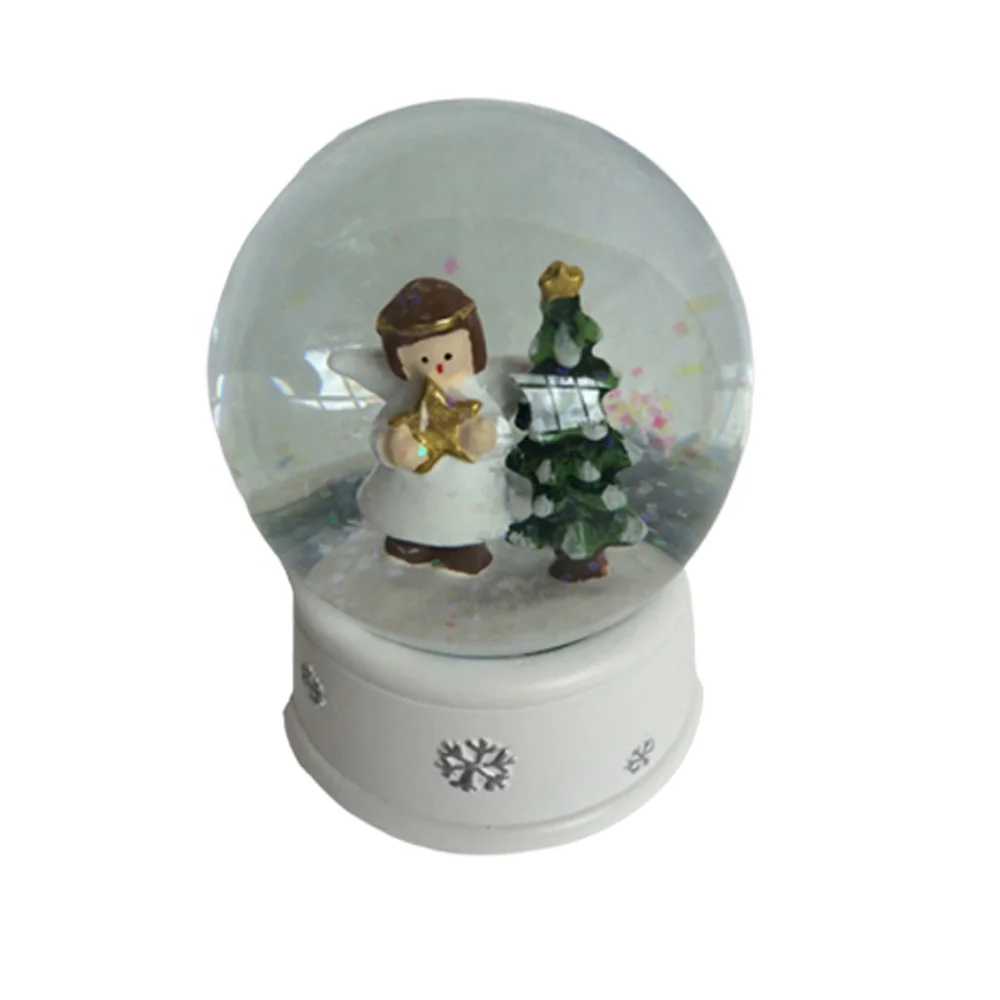 Manufacturer High Quality Resin Fairy Snow Globe