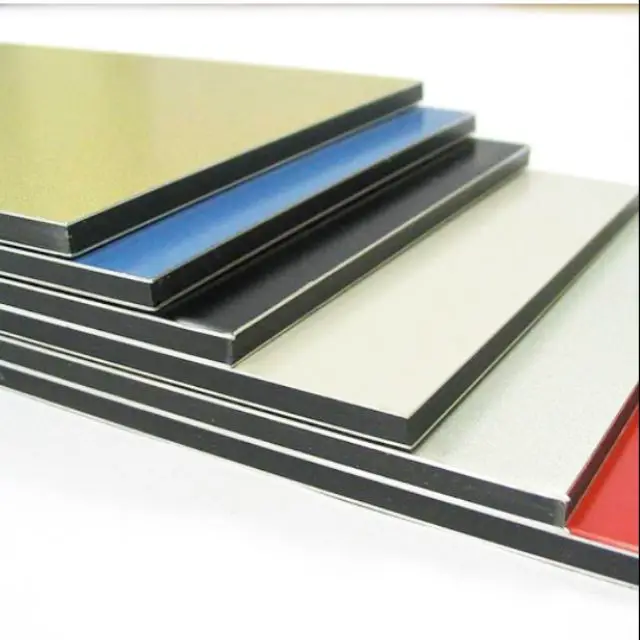 High quality indoor and outdoor decoration materials 0.06~0.5mm  thickness alucobond aluminium composite panel