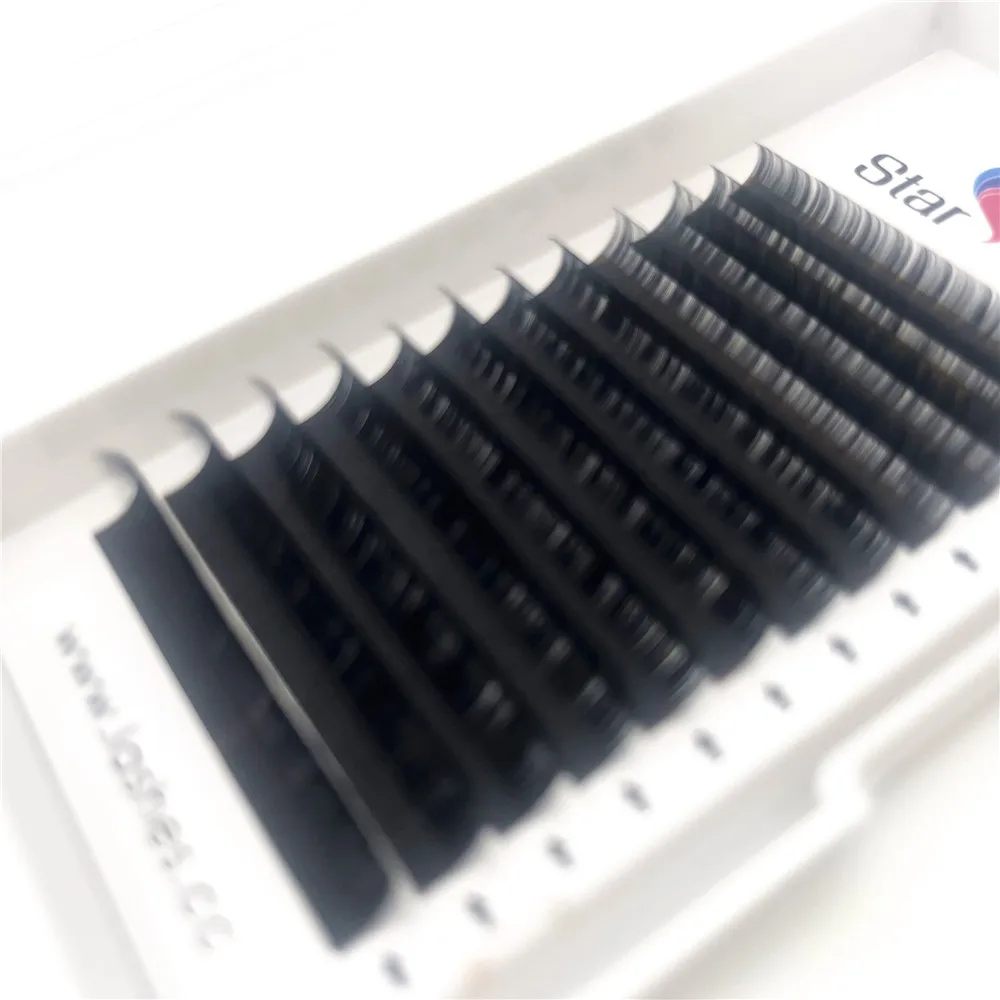 Wholesale Volume Lashes Individual Faux Mink Eyelash Extension Professional Silk Lash Extensions Manufacturer
