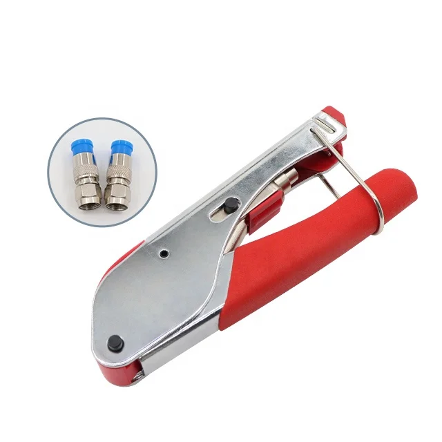 Coaxial cable RG6 RG6 Quad and RG59 Coax Compression Crimp Tool  Coaxial Network Cable Crimp Tool