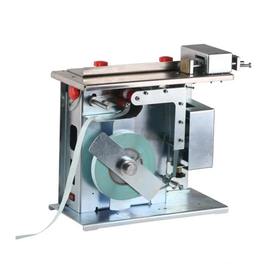 Label Applicator 90 Degrees Corner Wrapping Labeling Machine Manual Self Adhesive PVC 2000BPH Machinery Capacity 65-110mm