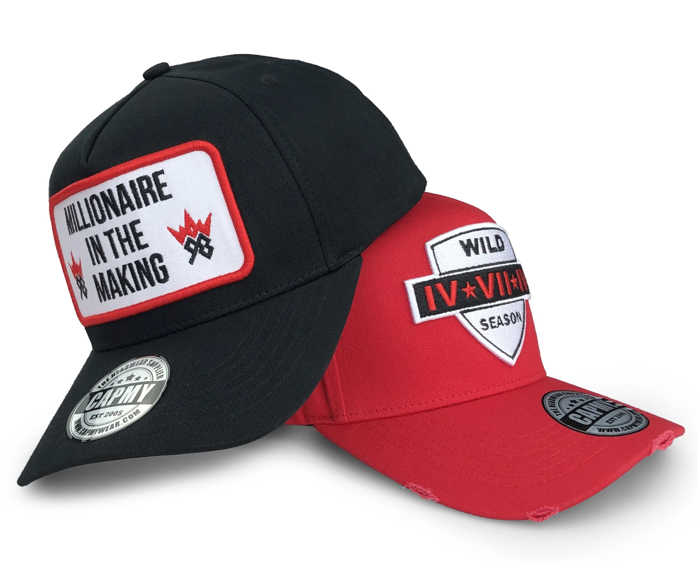 Wholesale Fit 5 Panel 100% Cotton Black  Baseball Cap Adjustable Patch Logo A Frame Cap Women Men  Baseball Caps Hats Sport Mens