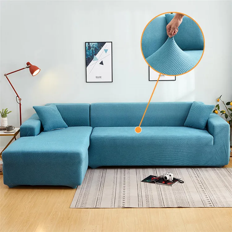 Высококачественный раздвижной моющийся эластичный чехол для дивана L-образной формы