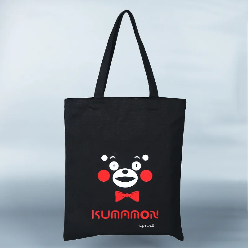 Wholesale Custom Logo In Stock Large Black Storage Fashion Canvas 100% Cotton Shopping Bags For Packing Shoes Clothes