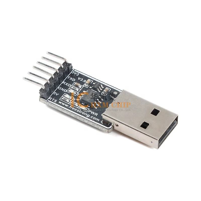 FS-USB-UTTL USB to TTL Serial Port Module CH340N Chip Integrated 5V to 3.3V FS-USB-UTTL
