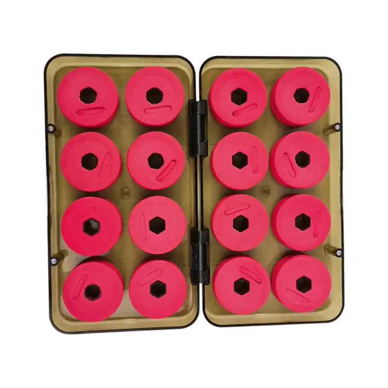 New 1pc 8/16 axis Foam Winding Board Fishing Line Shaft Bobbin Spools Tackle Boxes Red fishing Lines box