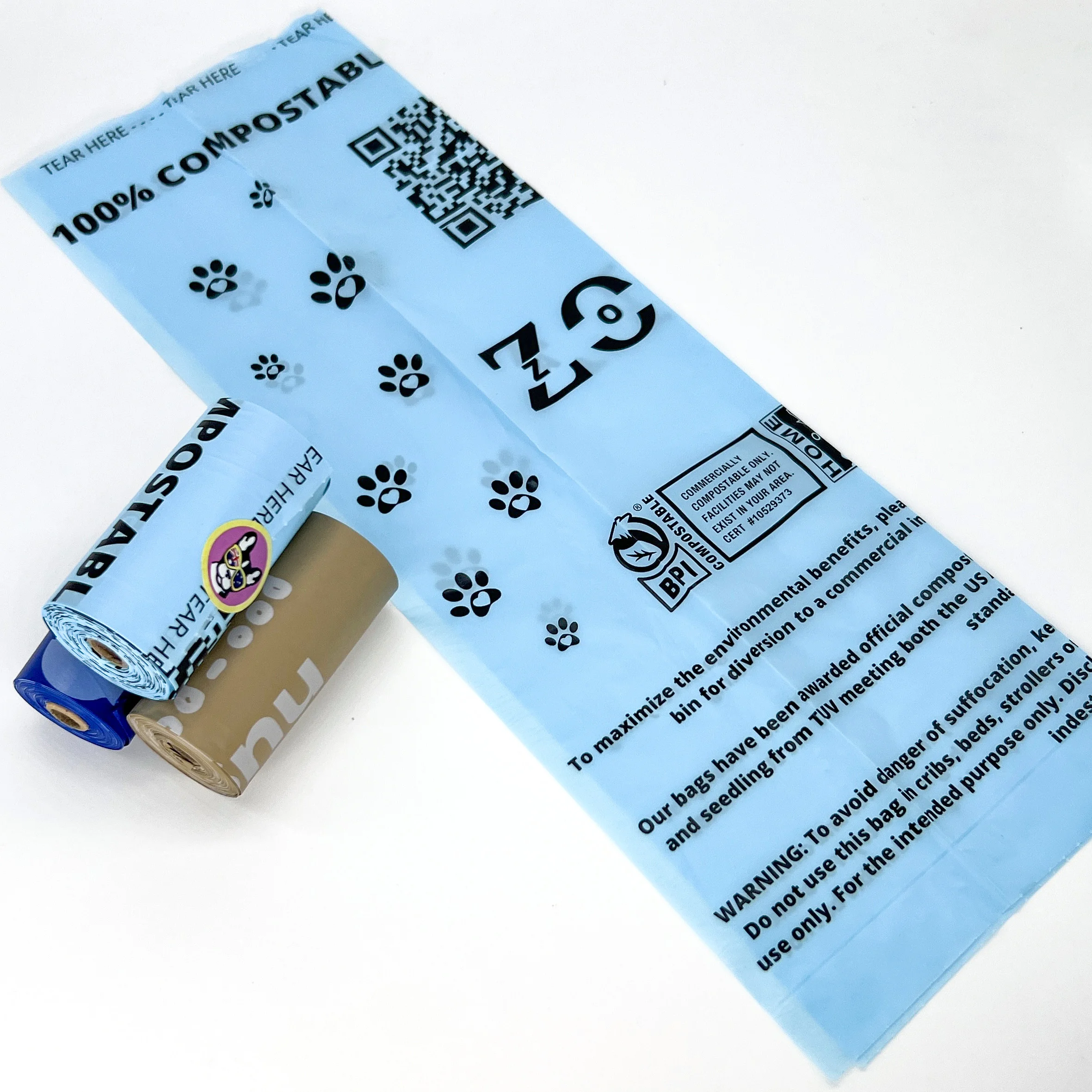 Factory Wholesale Dog Poop Bag Plastic Pet Cleaning Supplies for Dog Toilet Picker Garbage Dog Poop Bag