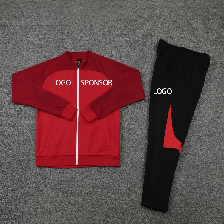 Football Uniforms High School 2022 New Men Soccer Jerseys Sets Running Jackets Sports Long Sleeve Jacket Football Tracksuit