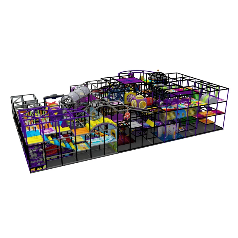 Multi-functional Indoor Playground Equipment Trampoline Adventure Park for Children and Adults Supplier Manufacturer Customized