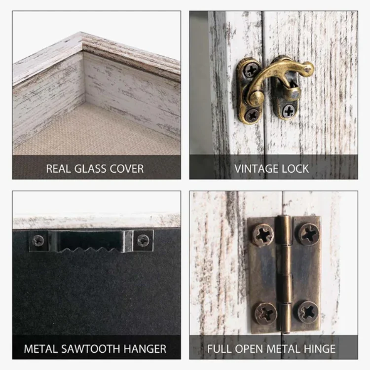 11x14i nch Glass & Metal Shadow Box Frames for Floral Photo Display - Wholesale Memorial Gifts for Cherished Moments