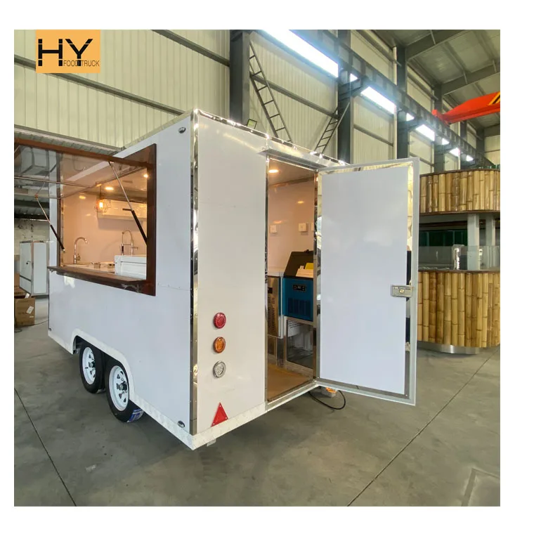 HANYI New Ice Ceram Food Truck Stainless Steel with US DOT Standard for Home Use and Hotels
