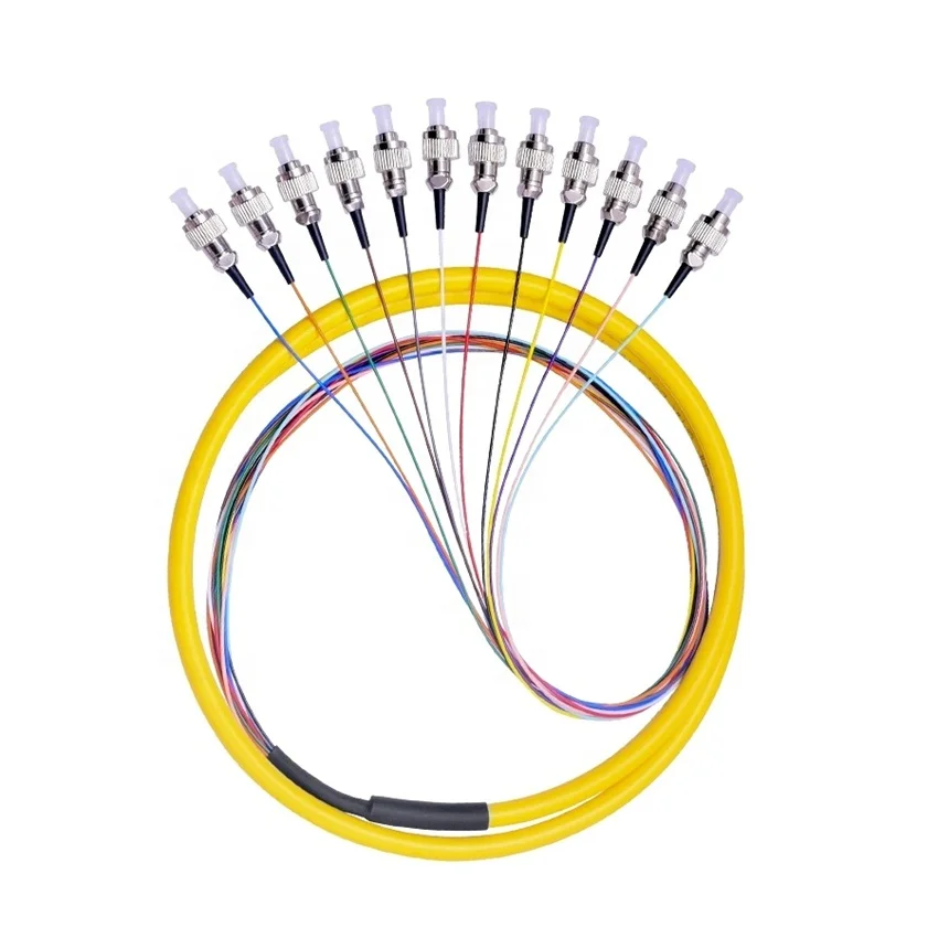 Высокое качество 12 ядер волоконно-оптического кабеля поставщиков FC-FC волоконно-оптический патч-кабель волоконно-оптический соединительный шнур