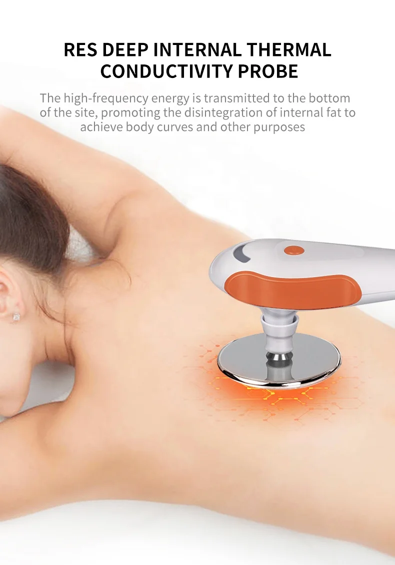 Multifunctional 448K RF EMS Face Lifting Ret Wrinkle Removal Machine With Fascia Muscle Scraper