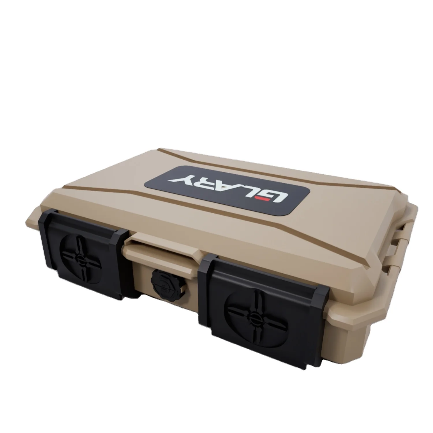GLARY small hard shell wet dry box container waterproof airtight micro equipment storage case box plastic carrying case box