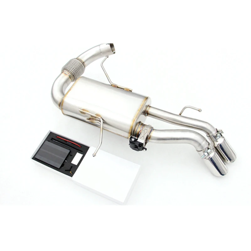 Лидер продаж, Высококачественная выхлопная система из нержавеющей стали, глушитель, двигатель, титановый фитинг для выхлопной трубы для Bmw I8