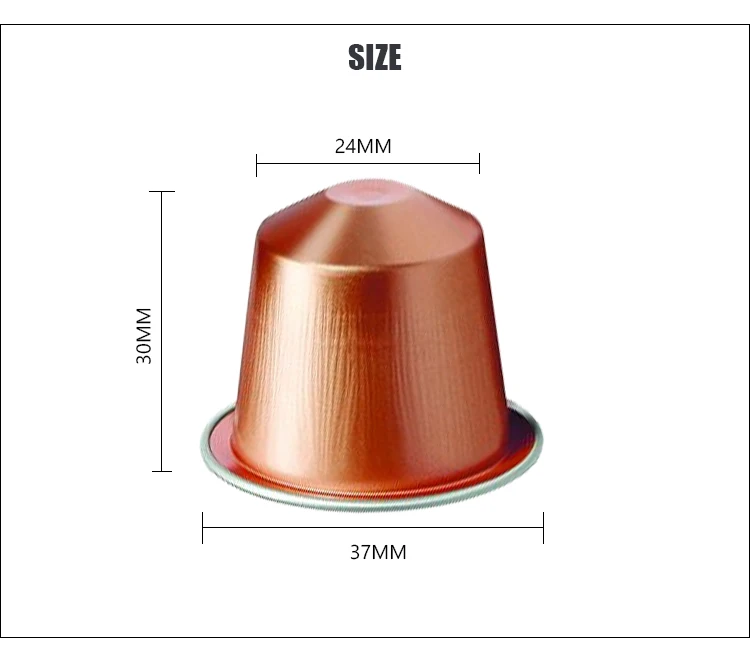 Disposable 37mm Wholesale Capsule Aluminum Foils Coffee Capsule