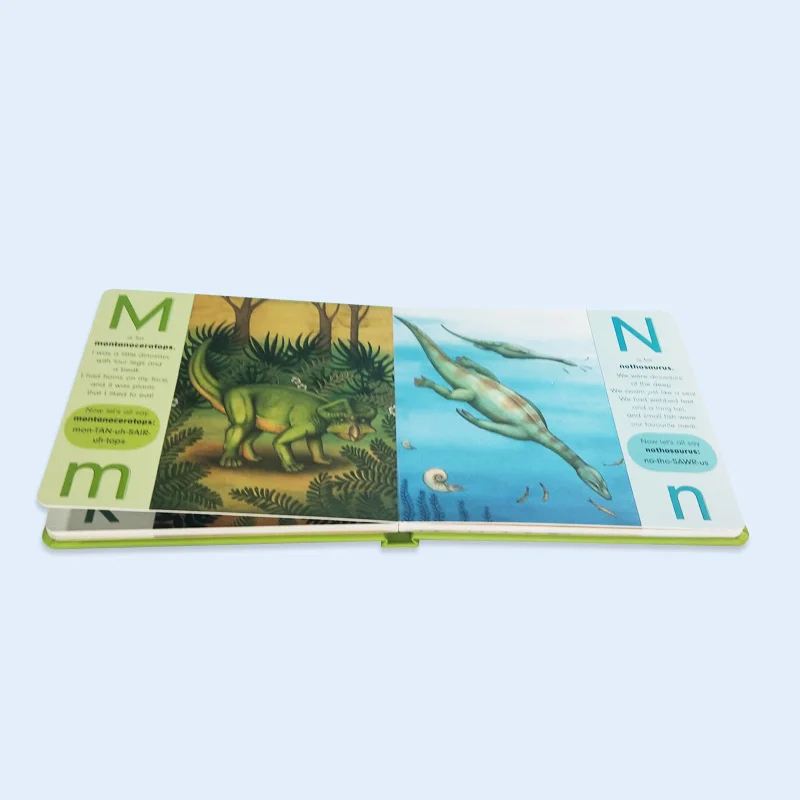 Dinosaur picture book kids reading book children educational book reading stand in bed