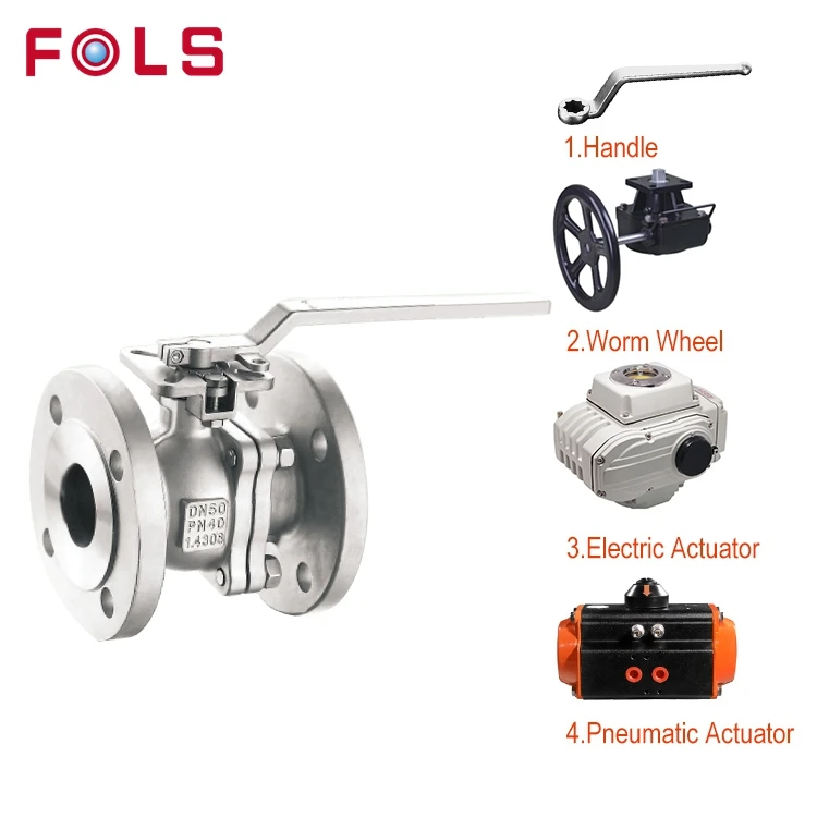 Manual operated flanged jis 10k lever type ball valve
