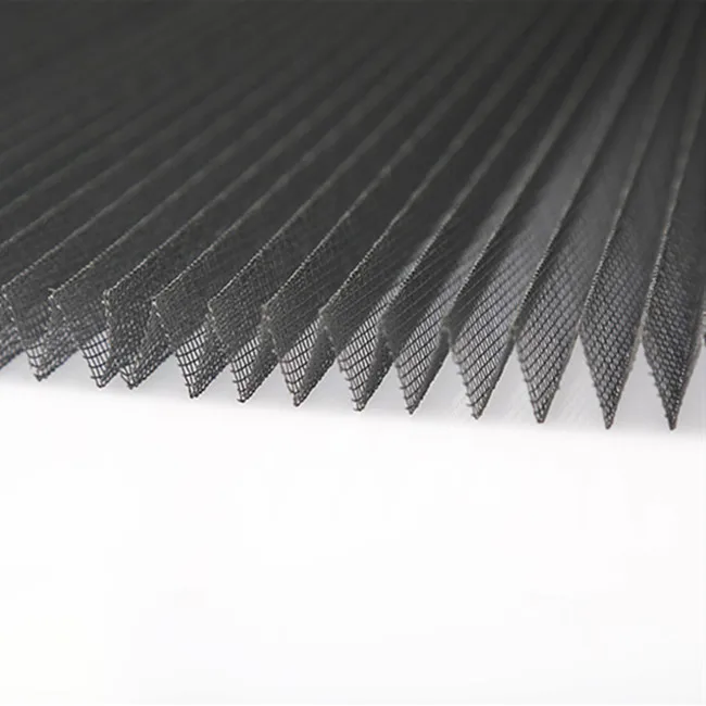 retractable insect window screen/pleated fly screen mesh/foldable insect screen netting