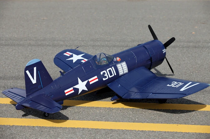 F4U EPO Propeller Scale Model 3d Rc Airplane