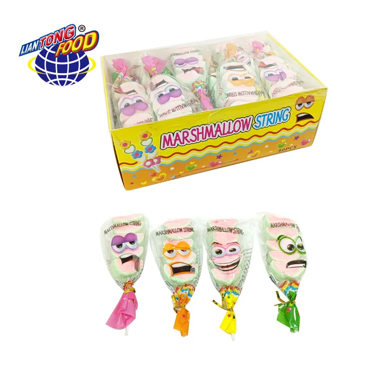 Marshmallow String Wholesale Halal Bulk Marshmallow String Candy Manufacturer Sweet Candy