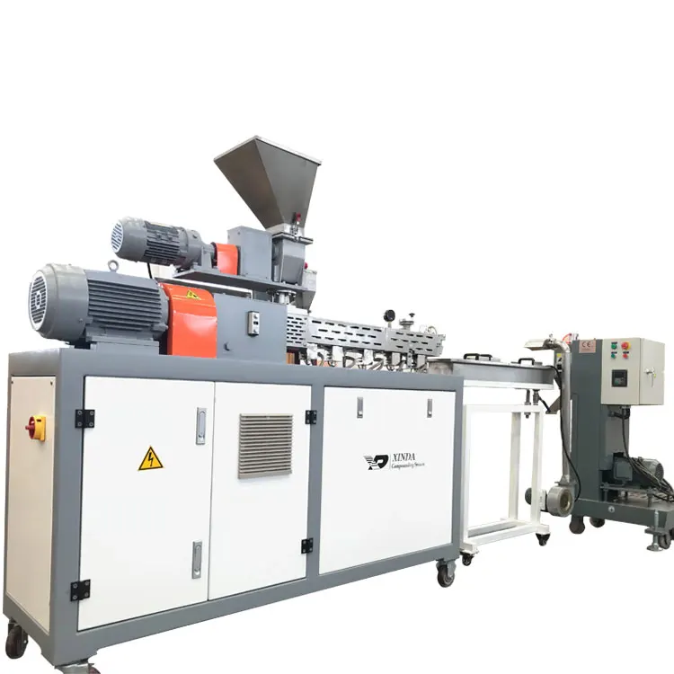Lab Twin Screw Extruders For Masterbatch Plastic Extruder Price
