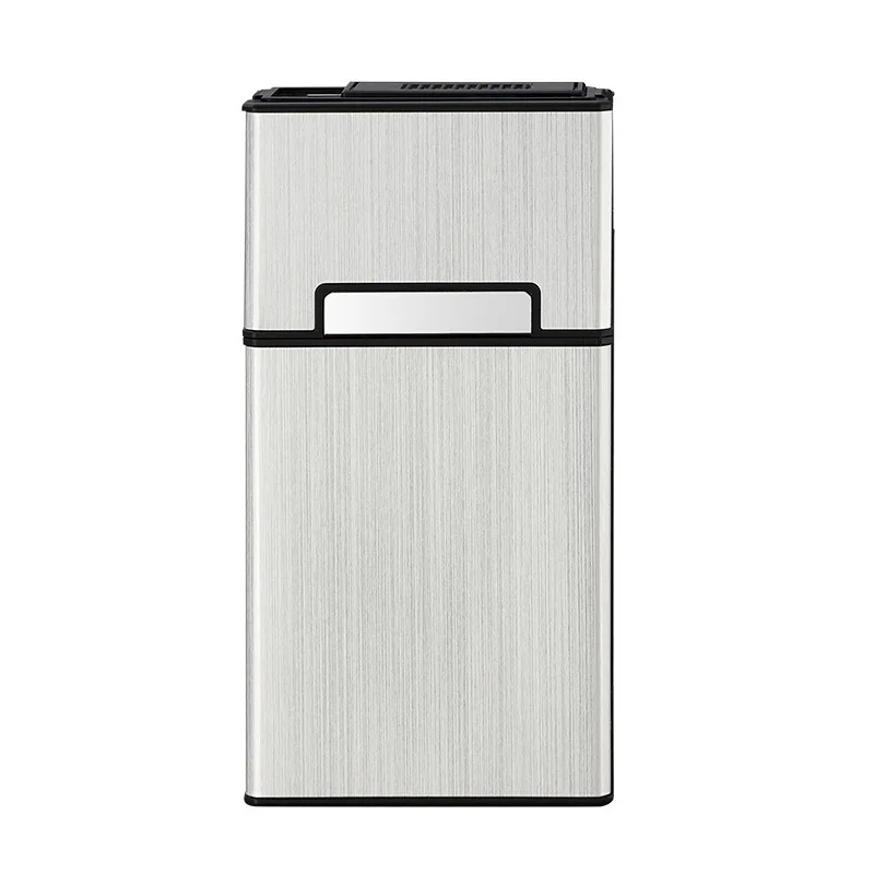 Wholesale Custom Logo 20 Pcs Metal Modular Cigarette Case With Removable  USB lighter