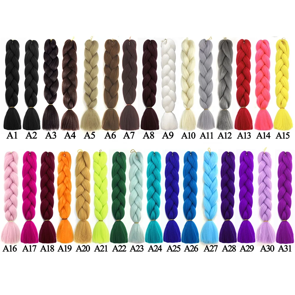 jumbo braiding hair crochet attachments braids for African expression kinky twists hair attachment braiding hair extension