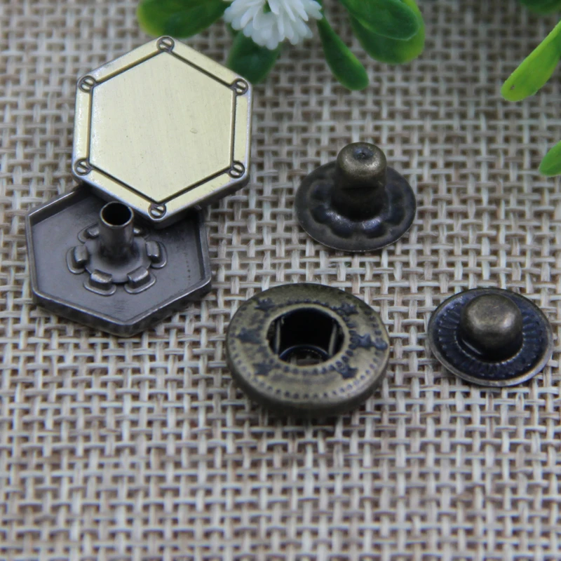 Factory wholesale zinc alloy metal snap button for coat