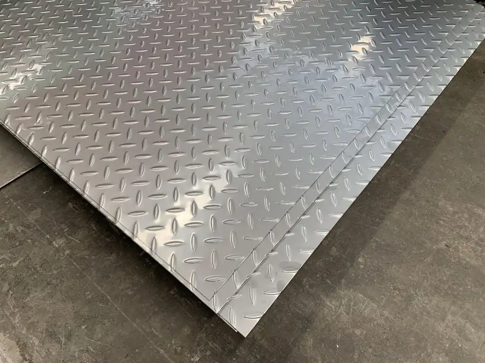 Hot Rolled Checkered Sheet 201304 304L 316 316l Dimpled Stainless Steel Plate