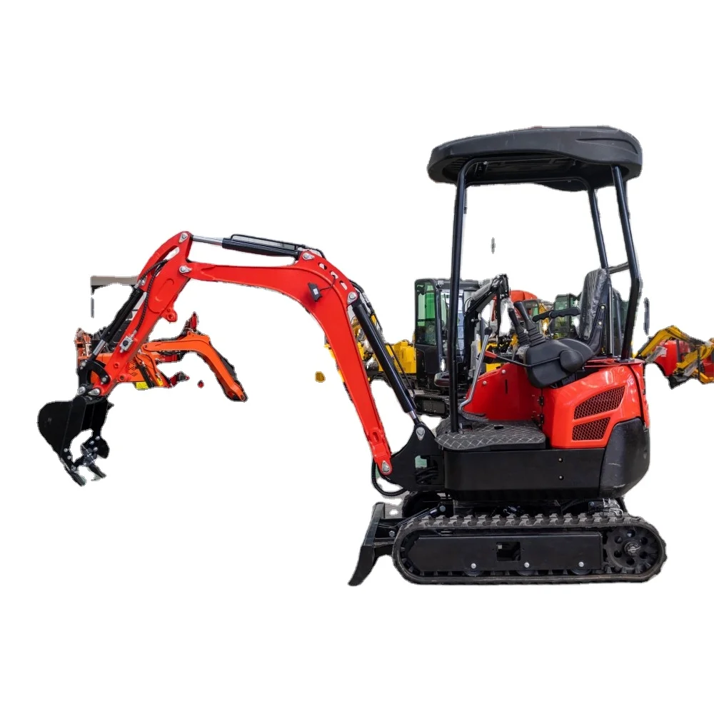 Hot Sale China New Mini Excavator Multi Function  small mini excavator 1.8 ton excavator digging machine