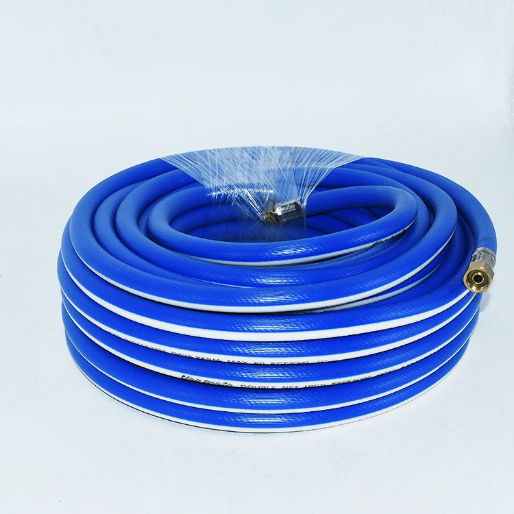 8.5mm agriculture PVC Spray Hose power sprayer pump hose pipe high pressure braided hose B.P.160BAR 8.5mm 100m
