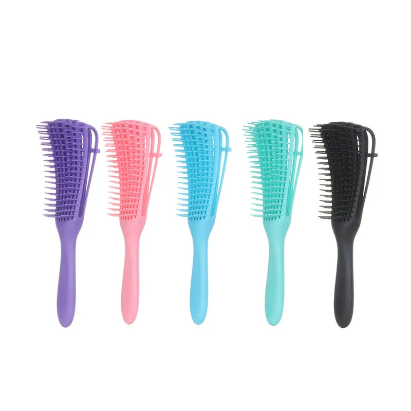 Octopus massage comb hair multi-purpose styling comb head smooth hair fluffy curly octopus hairdressing comb