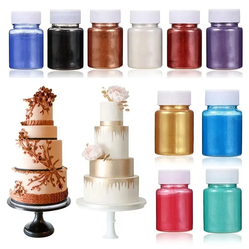 Edible glitter series- 5g bottle baking glitter cake topping macaron embellishment edible pearl powder