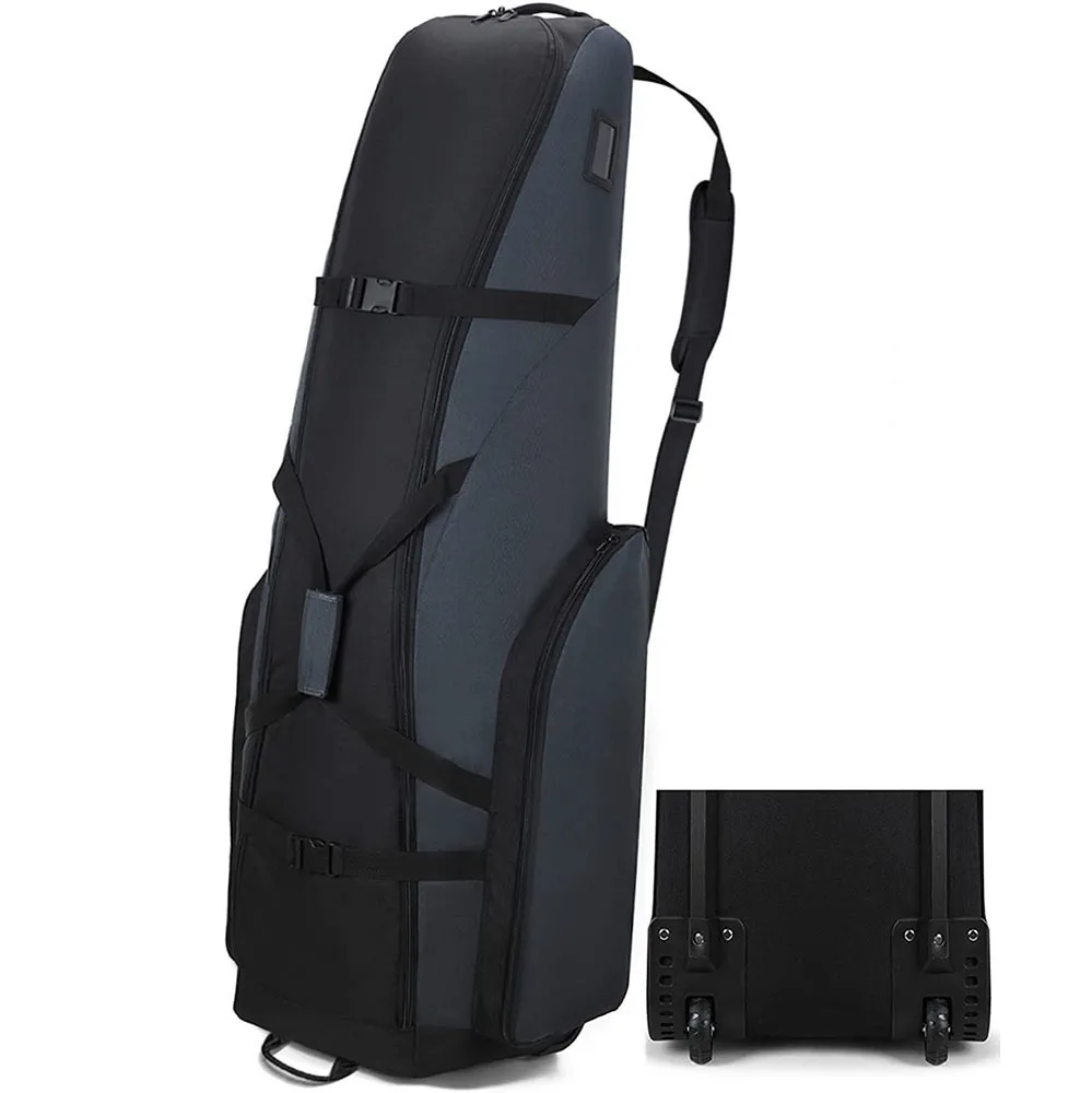 Polyester Wholesale Manufacturer Golf Stand Bags Custom Print Tour Wheel Portable Golf Travel Bag