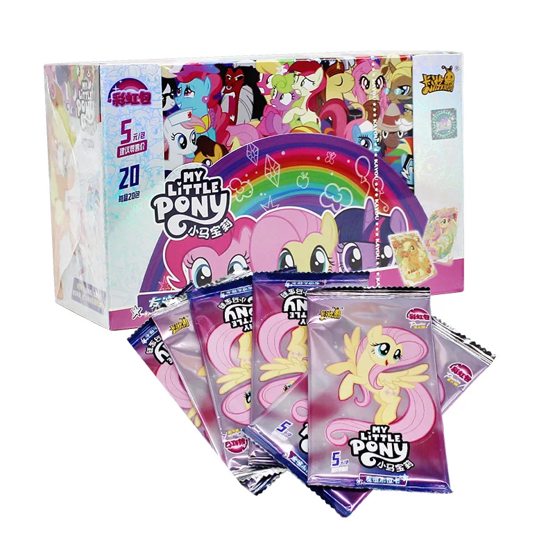 Коллекционная карточная игра для детей: Настоящие бумажные карты XR из серии «Мой маленький радужный набор» (3 бомбочки)