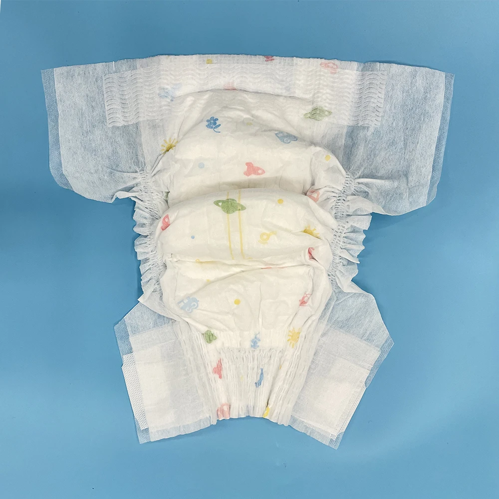 2024 Hot Selling Shymoon A Grade Baby Diaper Nappy Baby Ready To Ship Fast Delivery Disposable Cotton Free Samples Baby Diaper