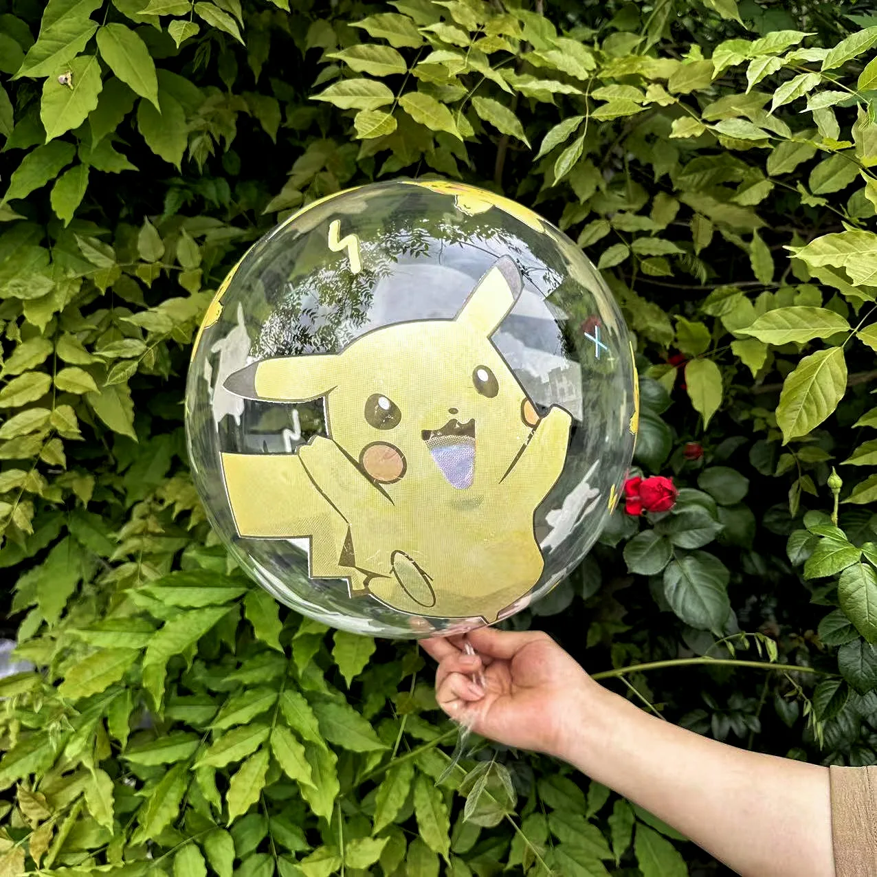 Factory Wholesale Thicken New 24 Inch Wave Balloons Floating Cartoon Bobo Balloons For Birthday Party Decoration Toy