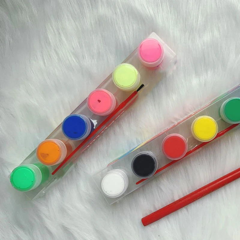 Wholesale Cheap Quality Art Supplies 6 Colors 20ml Gouache Paint Set