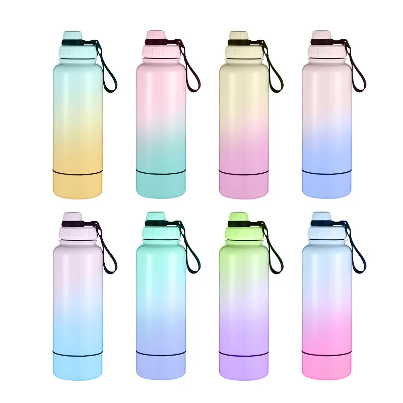 Factory Price 32 oz 40 oz Diversion Safe Stainless Steel Sports Insulated Water Bottle with Hidden Compartment