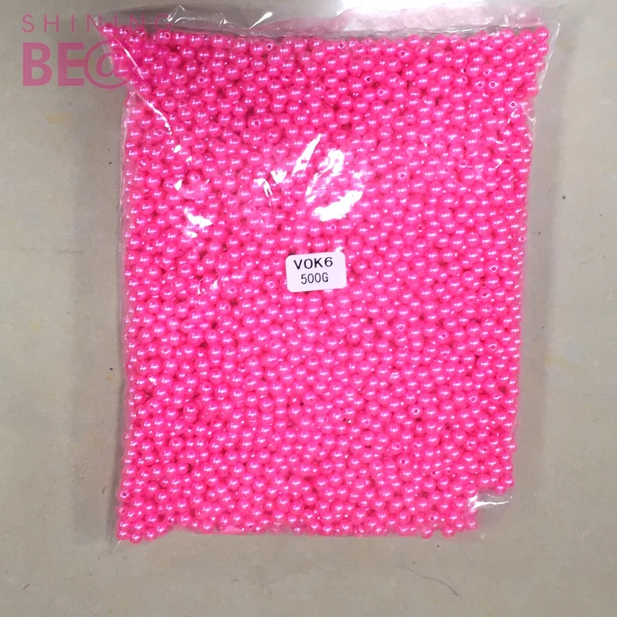 Высококачественный Свободный пластиковый искусственный жемчуг без отверстия/с отверстием, круглые бусины, ручная работа, жемчуг