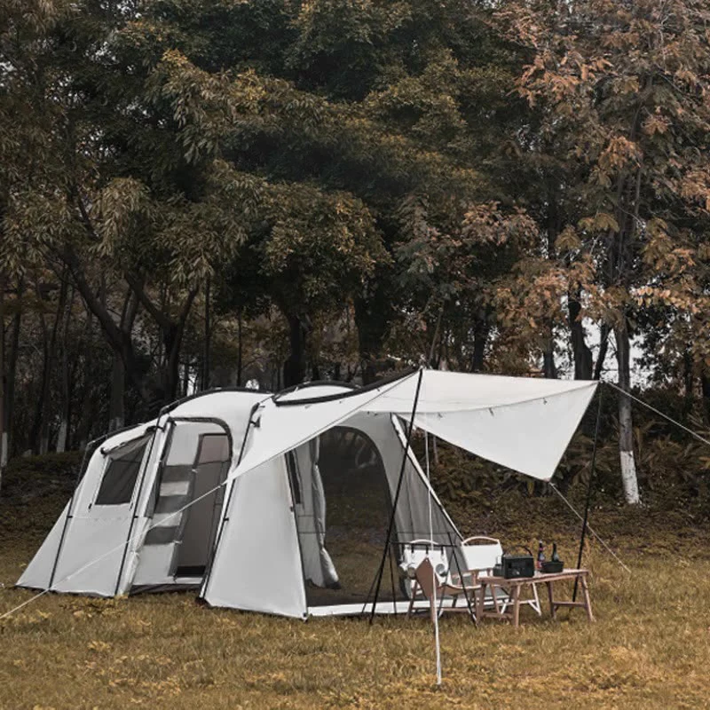 Entai Manufacturer Channel Tent with Inner Tent UV W/P Ripstop OEM tube Large Tunnel Camping Tent Outdoor Device