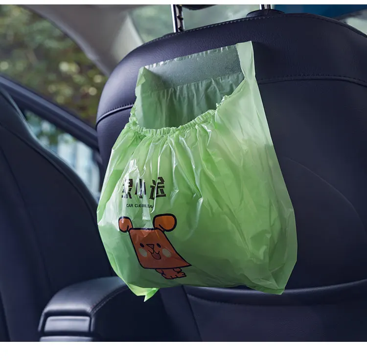 Одноразовый экологически чистый автомобильный мешок для мусора, мешок для мусора