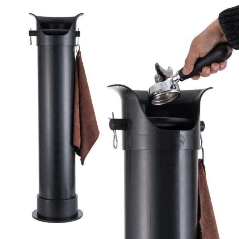 Banlee Tall Knock Box Coffee Large Barista Tool Large Capacity Commercial Knock Box Plastic Coffee Waste Bin for bar Coffee Shop