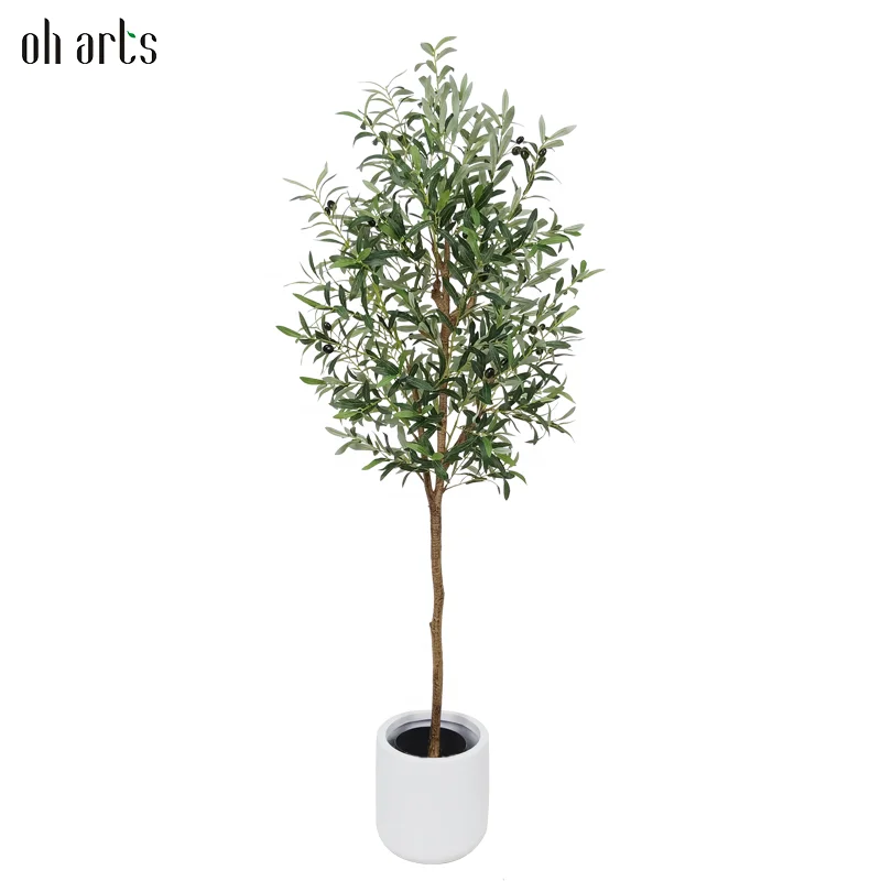 Wholesale Oh Arts artificial bonsai tree detachable KD trunk artificial olive tree for home garden decoration