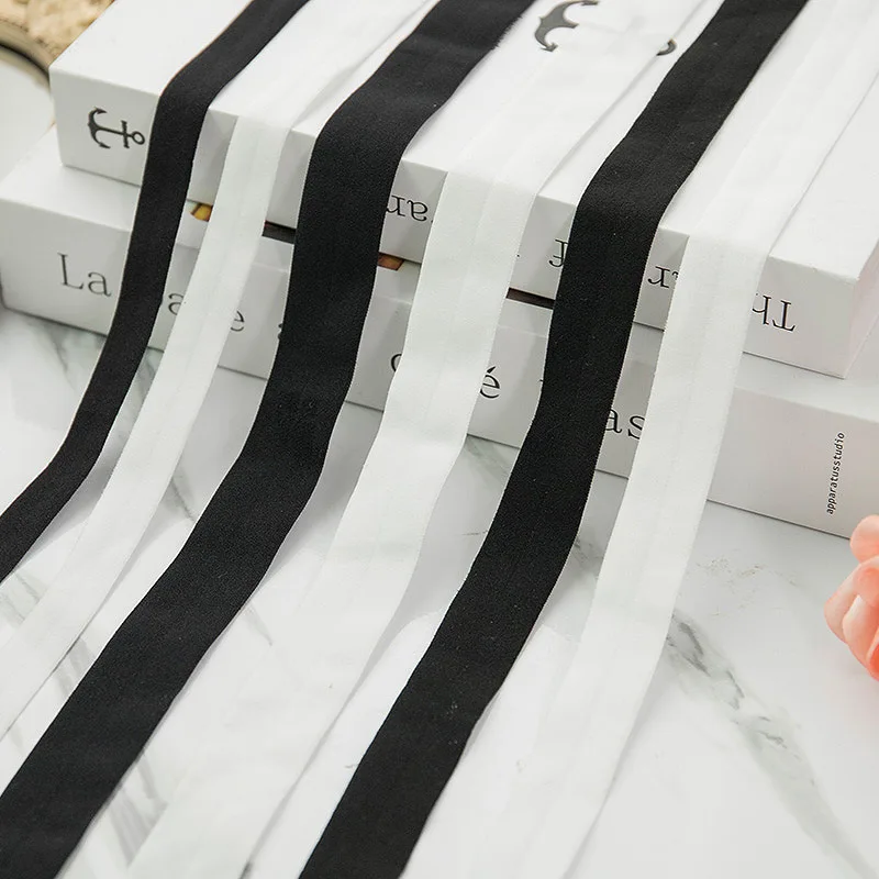 Manufacturers spot black and white nylon/polyester/nylon garment accessories underwear edging 1.5/2.0/2.5 cm