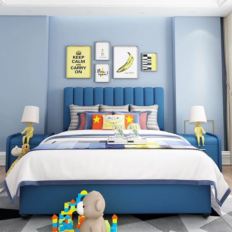 Children Beds Modern Bedroom Baby boy Bed Children Furniture Sets Kids Bed